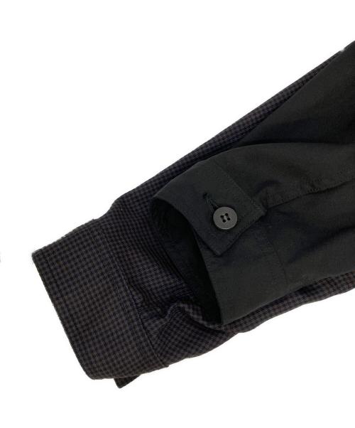 jieda（ジエダ）jieda (ジエダ) SUMMER WOOL 2TONE JACKET シャツジャケット ブラック サイズ:2の古着・服飾アイテム