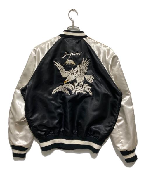 ALPHA（アルファ）ALPHA (アルファ) リバーシブルスーベニアジャケット ホワイト×ブラック サイズ:Mの古着・服飾アイテム