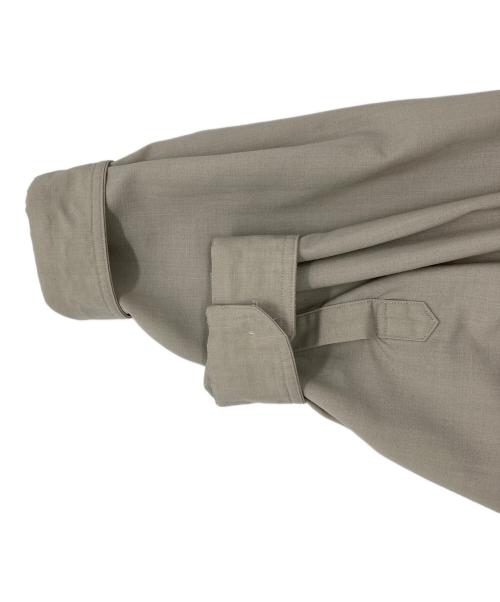 THE RERACS（ザ リラクス）THE RERACS (ザ リラクス) 21SS PE SUPER LIGHT SPUN BATTLE DRESS SHIRT シャツ ベージュ サイズ:46の古着・服飾アイテム