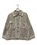 MAISON SPECIALメゾンスペシャル）の古着「Prime-Over Stitch Design Coverall ジャケット」｜ベージュ