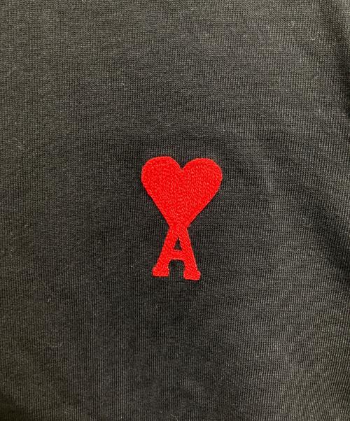 AMI PARIS（アミ パリス）AMI PARIS (アミ パリス) フロントロゴ刺繍TEE ブラック サイズ:Mの古着・服飾アイテム