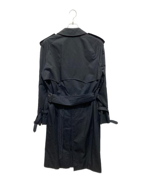 Aquascutum（アクアスキュータム）Aquascutum (アクアスキュータム) ダブルブレスト トレンチコート ネイビー サイズ:36Rの古着・服飾アイテム