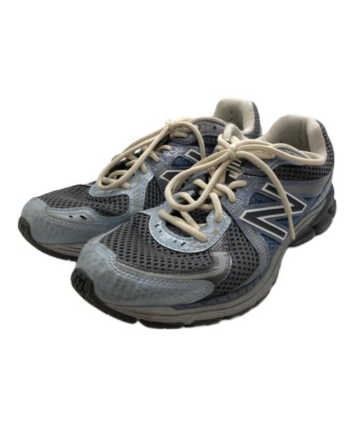 NEW BALANCE（ニューバランス）NEW BALANCE (ニューバランス) ローカットスニーカー ブルー サイズ:27cmの古着・服飾アイテム