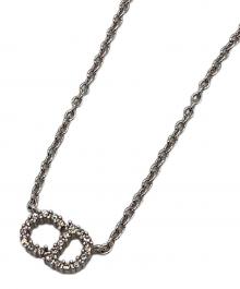 Christian Dior（クリスチャン ディオール）の古着「CD ネックレス」｜シルバー