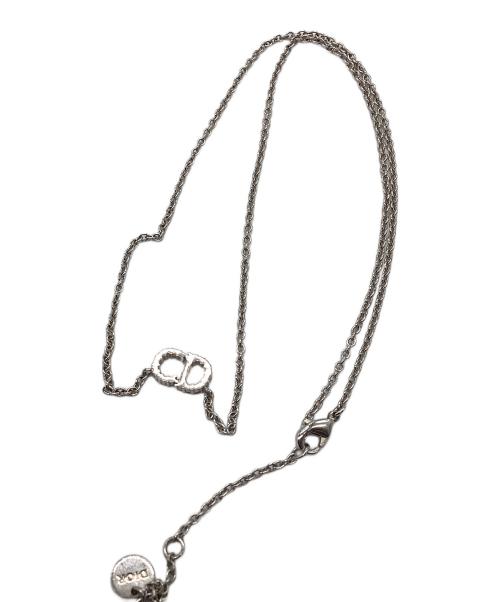 Christian Dior（クリスチャン ディオール）Christian Dior (クリスチャン ディオール) CD ネックレス シルバーの古着・服飾アイテム