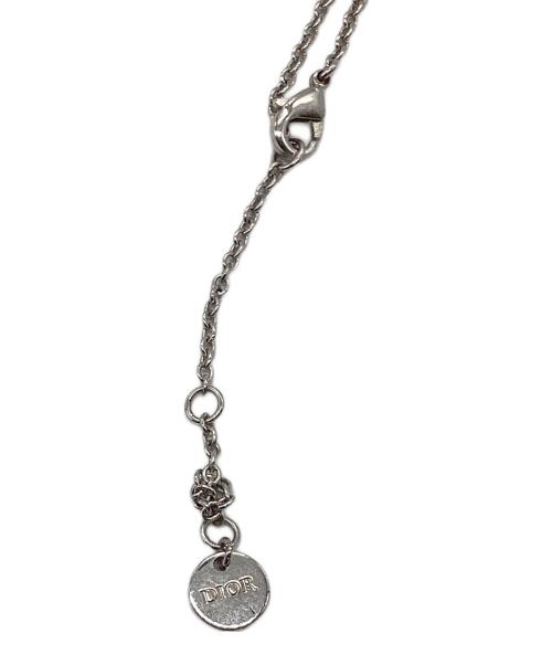 Christian Dior（クリスチャン ディオール）Christian Dior (クリスチャン ディオール) CD ネックレス シルバーの古着・服飾アイテム