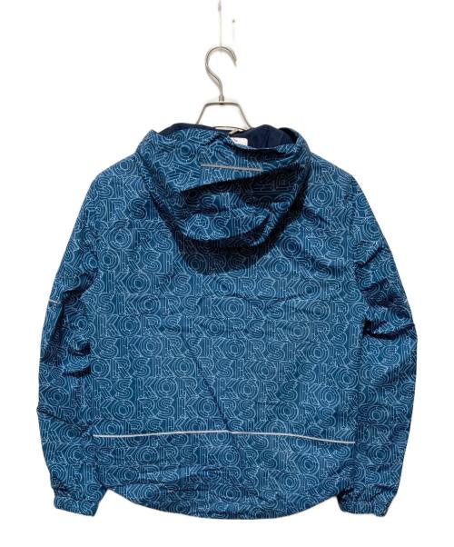 MICHAEL KORS（マイケル・コース）MICHAEL KORS (マイケル・コース) Graphic Logo Woven Hooded Jacket ジャケット ブルー サイズ:Ｓ 未使用品の古着・服飾アイテム