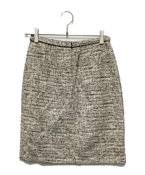 MaxMara（マックスマーラ）MaxMara (マックスマーラ) ネップツイードジャケットセットアップ アイボリー サイズ:36の古着・服飾アイテム