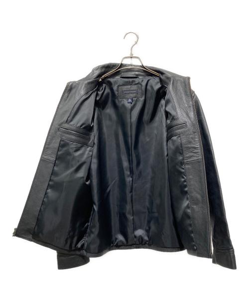 BANANA REPUBLIC（バナナリパブリック）BANANA REPUBLIC (バナナリパブリック) Wジップレザージャケット ブラック サイズ:Sの古着・服飾アイテム