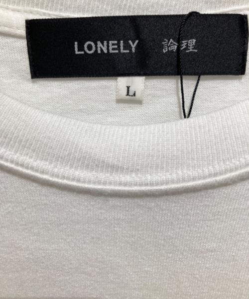 LONELY/論理（ロンリー）LONELY/論理 (ロンリー) JOURNAL STANDARD (ジャーナルスタンダード) 悲しき論理少女・ロンリネスプリントTシャツ ホワイト サイズ:L　の古着・服飾アイテム