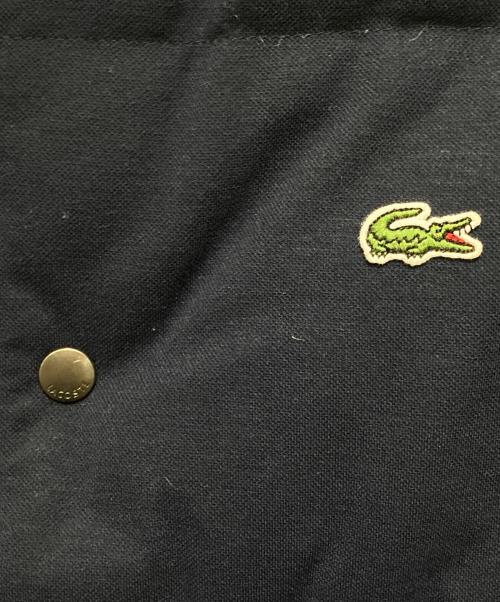 LACOSTE（ラコステ）LACOSTE (ラコステ) ワニワッペンピケダウンベスト ネイビー サイズ:48の古着・服飾アイテム