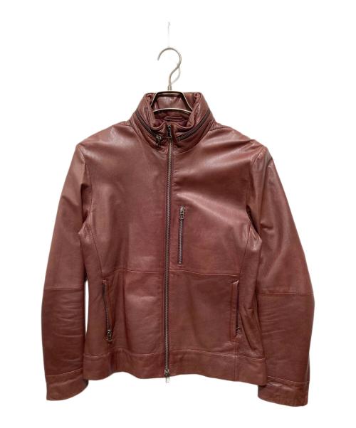 MORGAN（モーガン）MORGAN (モーガン) レザージャケット ブラウン サイズ:FREEの古着・服飾アイテム