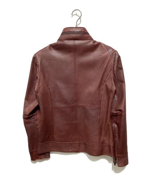 MORGAN（モーガン）MORGAN (モーガン) レザージャケット ブラウン サイズ:FREEの古着・服飾アイテム