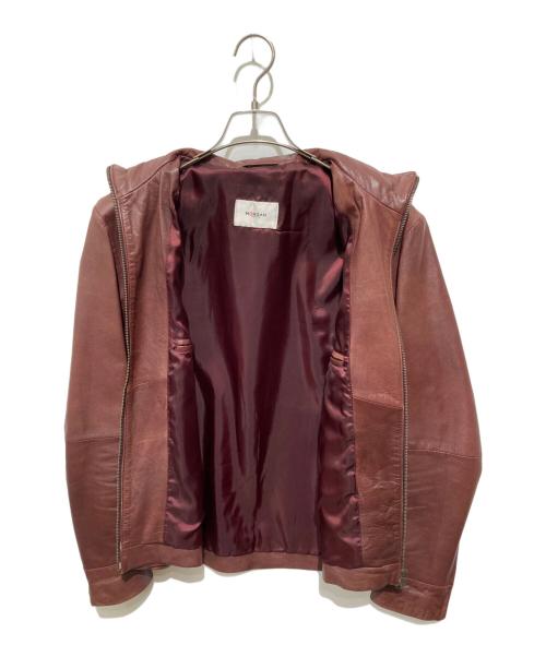 MORGAN（モーガン）MORGAN (モーガン) レザージャケット ブラウン サイズ:FREEの古着・服飾アイテム