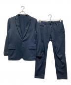 SOLIDOソリド）の古着「ストレッチジャケットセットアップ」｜ネイビー