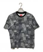 SUPREMEシュプリーム）の古着「19SSパッチワークペイズリーTシャツ」｜グレー