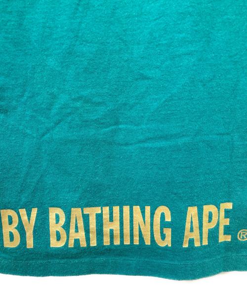 BAPE BY A BATHING APE（ベイプバイアベイシングエイプ）BAPE BY A BATHING APE (ベイプバイアベイシングエイプ) メタリックサルプリントTシャツ グリーン サイズ:Lの古着・服飾アイテム