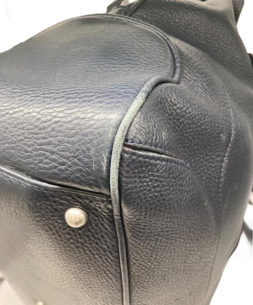 PELLE MORBIDA（ペッレモルビダ）PELLE MORBIDA (ペッレモルビダ) レザートートバッグ ブルー サイズ:OneSizeの古着・服飾アイテム