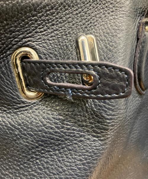 PELLE MORBIDA（ペッレモルビダ）PELLE MORBIDA (ペッレモルビダ) レザートートバッグ ブルー サイズ:OneSizeの古着・服飾アイテム