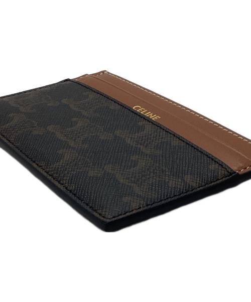 CELINE（セリーヌ）CELINE (セリーヌ) ミディアム カードホルダー ブラウンの古着・服飾アイテム