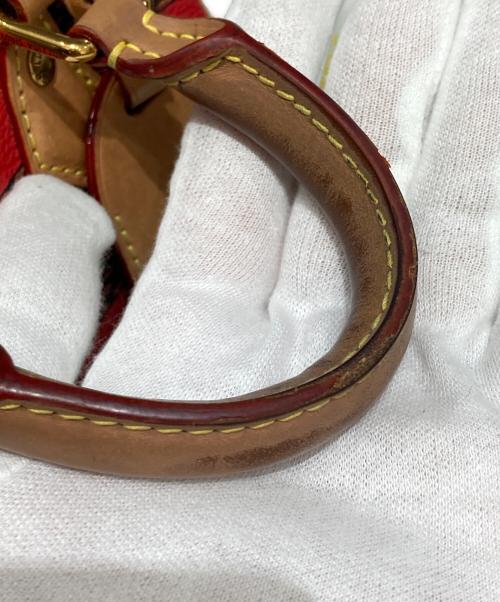 LOUIS VUITTON（ルイ ヴィトン）LOUIS VUITTON (ルイ ヴィトン) スピーディ・バンドリエール18 ブラウン×レッド サイズ:OneSizeの古着・服飾アイテム