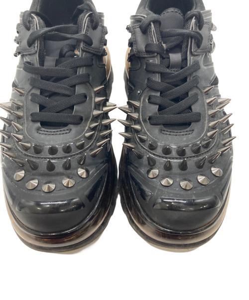 Shoes 53045（シューズ53045）Shoes 53045 (シューズ53045) Bump Air スタッズスニーカー ブラック サイズ:不明の古着・服飾アイテム
