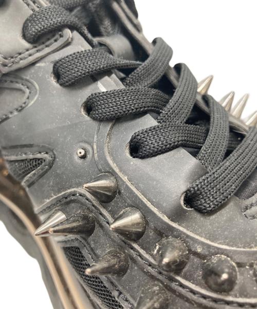 Shoes 53045（シューズ53045）Shoes 53045 (シューズ53045) Bump Air スタッズスニーカー ブラック サイズ:不明の古着・服飾アイテム