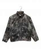 EVISU KUROエビス クロ）の古着「手描きオールオーバープリント レギュラーフィット ジャケット」｜ブラック