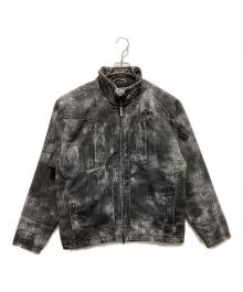 EVISU KURO（エビス クロ）の古着「手描きオールオーバープリント レギュラーフィット ジャケット」｜ブラック