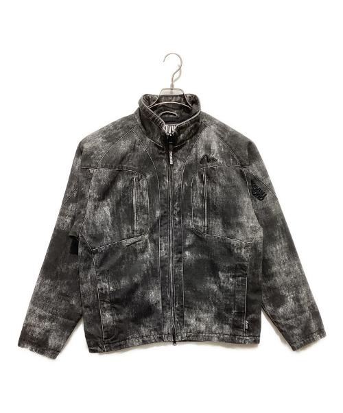 EVISU KURO（エビス クロ）EVISU KURO (エビス クロ) 手描きオールオーバープリント レギュラーフィット ジャケット ブラック サイズ:Mの古着・服飾アイテム