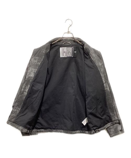 EVISU KURO（エビス クロ）EVISU KURO (エビス クロ) 手描きオールオーバープリント レギュラーフィット ジャケット ブラック サイズ:Mの古着・服飾アイテム