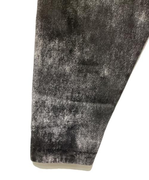 EVISU KURO（エビス クロ）EVISU KURO (エビス クロ) 手描きオールオーバープリント レギュラーフィット ジャケット ブラック サイズ:Mの古着・服飾アイテム