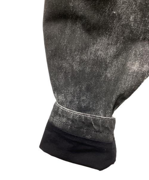 EVISU KURO（エビス クロ）EVISU KURO (エビス クロ) 手描きオールオーバープリント レギュラーフィット ジャケット ブラック サイズ:Mの古着・服飾アイテム