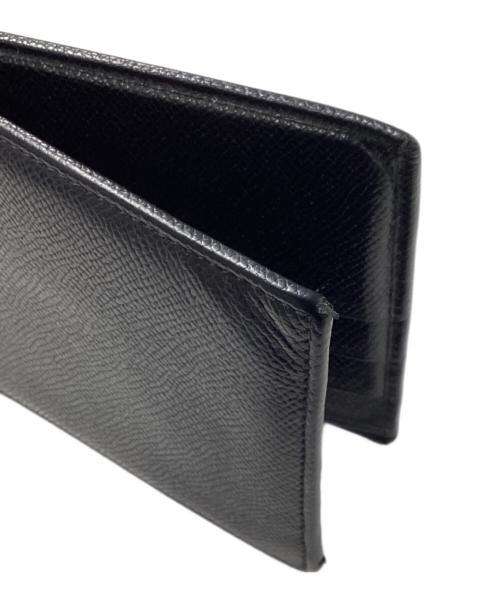 DOLCE & GABBANA（ドルチェ＆ガッバーナ）DOLCE & GABBANA (ドルチェ＆ガッバーナ) スタッズ＆メタルプレートデザインウォレット ブラック サイズ:OneSizeの古着・服飾アイテム