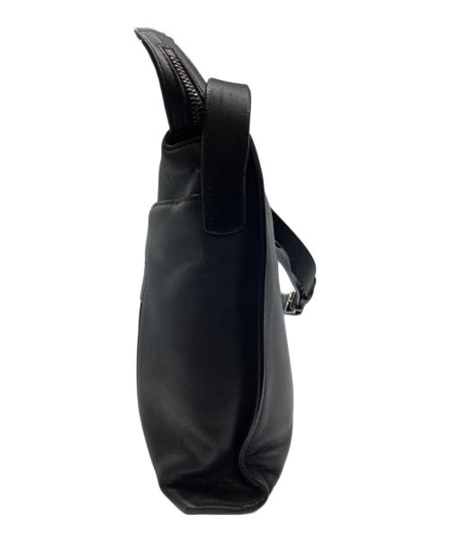 BALLY（バリー）BALLY (バリー) レザーショルダーバッグ ブラックの古着・服飾アイテム