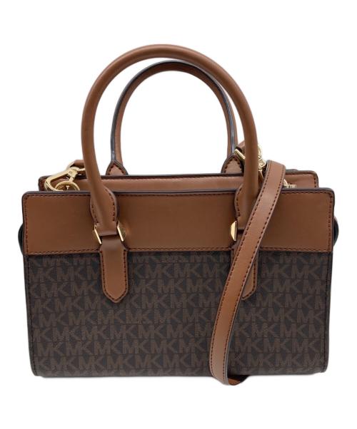 MICHAEL KORS（マイケル・コース）MICHAEL KORS (マイケル・コース) サッチェルスモール ブラウンの古着・服飾アイテム