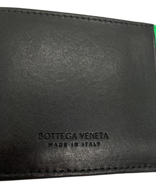 BOTTEGA VENETA（ボッテガベネタ）BOTTEGA VENETA (ボッテガベネタ) カセットカードケース グリーン×ブラックの古着・服飾アイテム