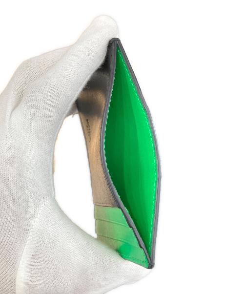 BOTTEGA VENETA（ボッテガベネタ）BOTTEGA VENETA (ボッテガベネタ) カセットカードケース グリーン×ブラックの古着・服飾アイテム