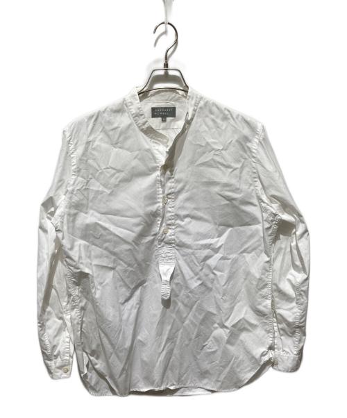 MARGARET HOWELL（マーガレットハウエル）MARGARET HOWELL (マーガレットハウエル) プルオーバーシャツ ホワイト サイズ:Mの古着・服飾アイテム