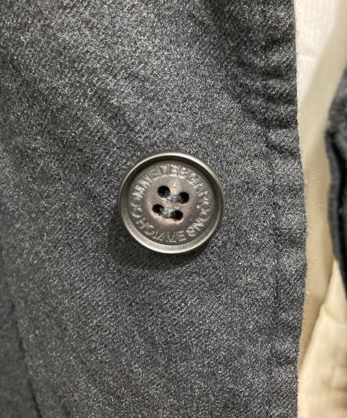 COMME des GARCONS HOMME（コムデギャルソン オム）COMME des GARCONS HOMME (コムデギャルソン オム) 25AWウールサージ製品縮絨 コート ブラック サイズ:Ｓの古着・服飾アイテム