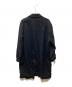 COMME des GARCONS HOMME (コムデギャルソン オム) 25AWウールサージ製品縮絨 コート ブラック サイズ:Ｓ：63000円