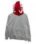Supreme（シュプリーム）の古着「21AWコントラストフーデッドスウェット」｜グレー×レッド
