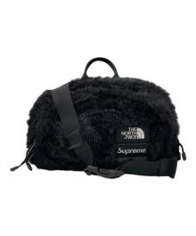 THE NORTH FACE×SUPREME（ザ ノース フェイス×シュプリーム）の古着「フェイク ファー ウエスト バッグ "ブラック"/Faux Fur Waist Bag "Black"」｜ブラック