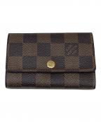 LOUIS VUITTONルイ ヴィトン）の古着「6連キーケース」｜ブラウン