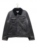 LEVI'Sリーバイス）の古着「SHERPA FAUX SHEARLING TRUCKER JACKET / ジャケット」｜ブラック