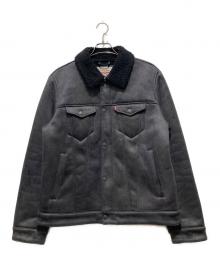 LEVI'S（リーバイス）の古着「SHERPA FAUX SHEARLING TRUCKER JACKET / ジャケット」｜ブラック