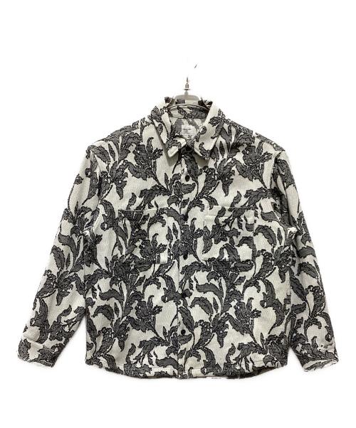 EDIFICE（エディフィス）EDIFICE (エディフィス) ツイード CPOジャケット グレー サイズ:Ｌの古着・服飾アイテム