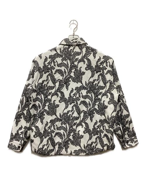 EDIFICE（エディフィス）EDIFICE (エディフィス) ツイード CPOジャケット グレー サイズ:Ｌの古着・服飾アイテム