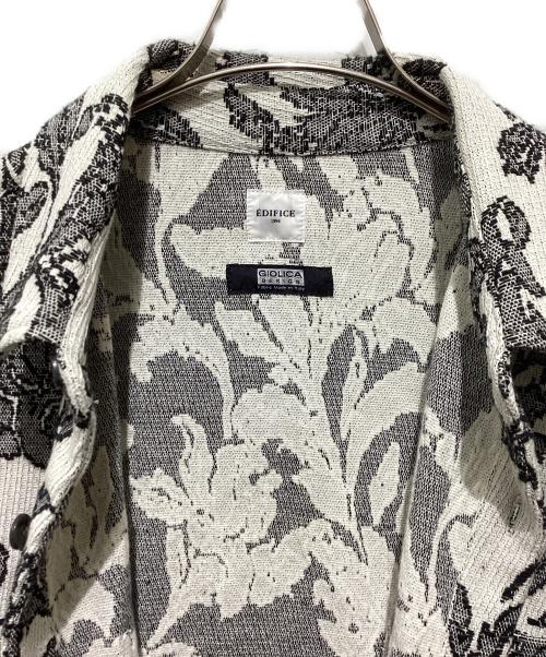 EDIFICE（エディフィス）EDIFICE (エディフィス) ツイード CPOジャケット グレー サイズ:Ｌの古着・服飾アイテム