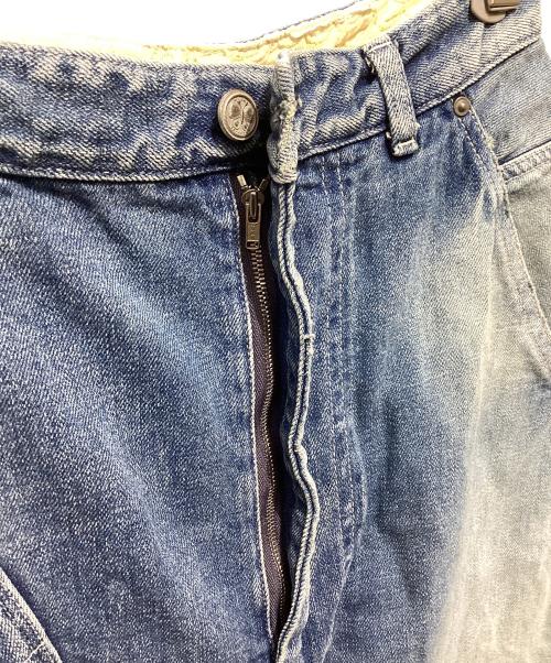 mina perhonen（ミナ ペルホネン）mina perhonen (ミナ ペルホネン) always デニムスカート ブルー サイズ:Ｓの古着・服飾アイテム